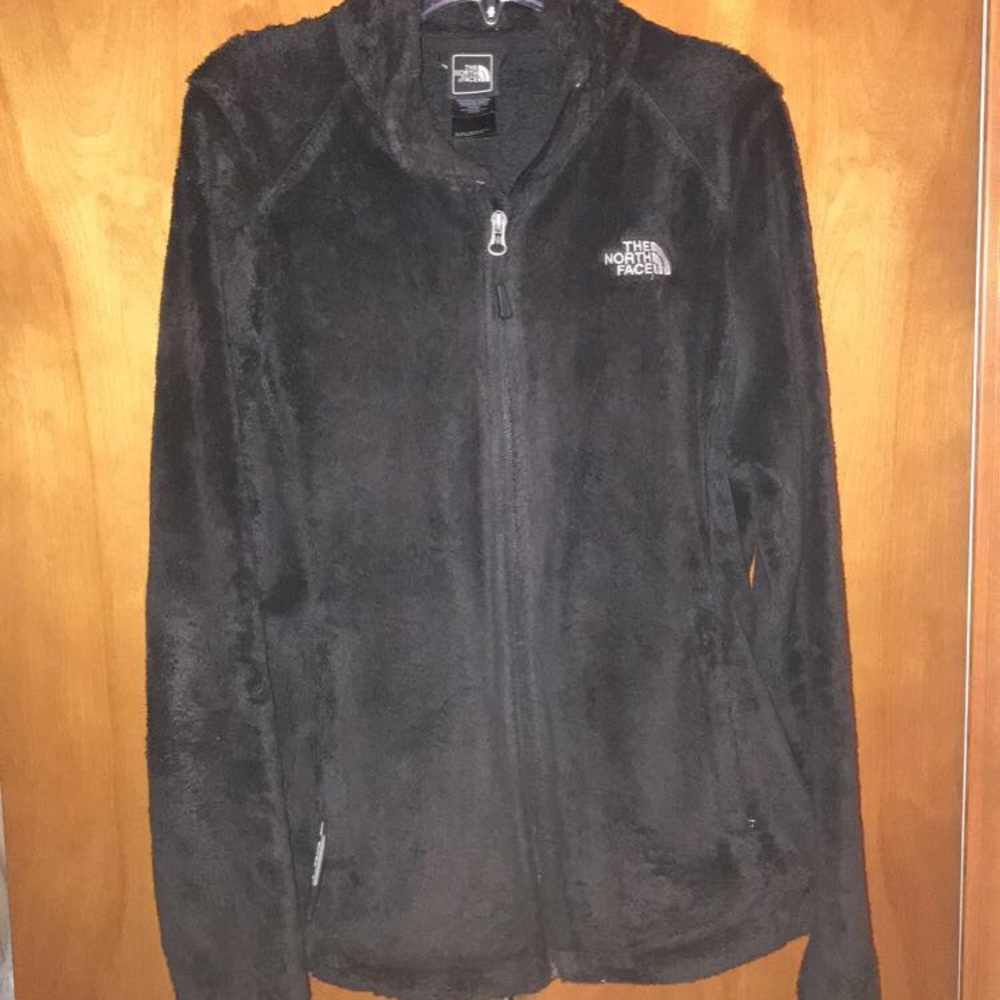 Fuzzy North Face Jacket